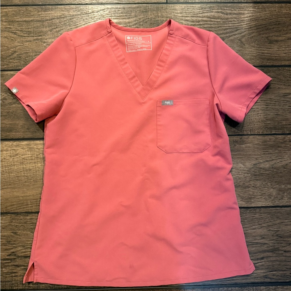 Figs Women's Mauve Scrub Top